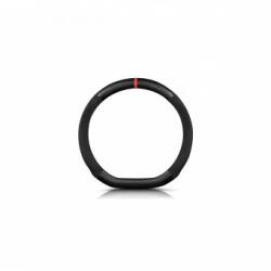 Alemarauto Husa volan sport tesit imitatie piele si carbon marime M (ALM 140921-5)