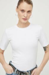 Samsoe Samsoe Samsoe t-shirt SAALEXO női, fehér, F10000005 - fehér S