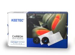  KEETEC karbonszálas beépíthető autós ülésfűtés CSH 2 12V PRÉMIUM 3 fűtési fokozat (CSH2)