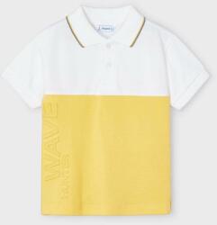 MAYORAL gyerek pamut póló sárga, mintás - sárga 128 - answear - 8 490 Ft