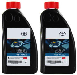 TOYOTA Pachet 2 litri Antigel Toyota Long Life Coolant gata preparat rosu (0888980006-2)