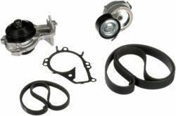 GATES Pompa apa + Set curea transmisie cu caneluri GATES Micro-V® KP136PK1070 (KP136PK1070)