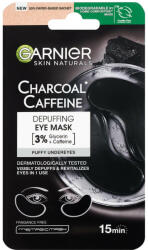 Masca servetel pentru ochi Charcoal Caffeine Skin Naturals, 5 g, Garnier