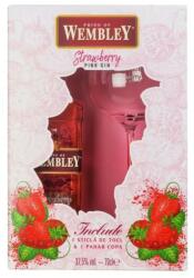 Wembley Gin Wembley Strawberry Pink + 1 Pahar 0.7L