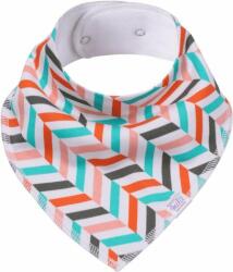 SIMED Pamut előke vízhatlan PUL réteggel - Fish bone