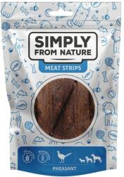 Simply from Nature Meat Strips Benzi de carne de fazan pentru caini 80 g