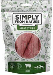Simply from Nature Meat Strips Benzi de carne pentru caine, cu vita 80 g