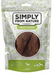 Simply from Nature Meat Strips Fasii de carne de caprioara pentru caini 80 g