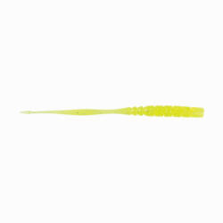 Mustad Aji Straight Tail 3'' Clear Chartreuse Plasztik Csali 12db (M8100005)