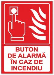 Indicator Buton de alarma in caz de incendiu, 105x148mm IIA6BACI
