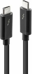 Lindy Thunderbolt 3 USB-C apa - USB-C apa 3.1 Adat és töltőkábel (41556)