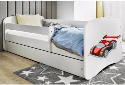 Kocot Kids Babydreams Ifjúsági ágy ágyneműtartóval - Versenyautó (LBD_BM_AUW) - pepita - 69 990 Ft