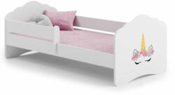 Kobi Fala Ifjúsági ágy matraccal 70x140cm - fehér - Többféle típusban (FALA-BAR-140x70-ROG)