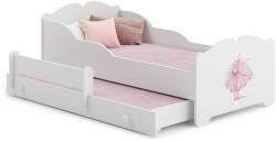 Kobi Anna Ifjúsági ágy 2 matraccal - fehér - Többféle matricával (Kobi_Anna_ketto-matraccal_tobbfele_matricaval)