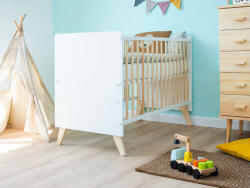  Happy Kiságy - Fenyő-Fehér - 60x120 cm