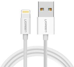 UGREEN Кабел Ugreen US155, от USB A(м) към Lightning(м), 2m, бял (20730)
