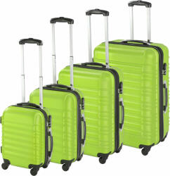 tectake ABS kemény falú utazó bőrönd készlet 4db (3296914)