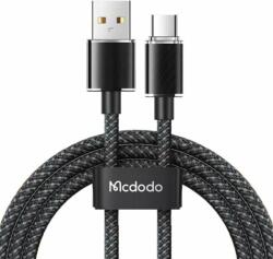 Mcdodo CA-3650 USB Type-A apa - USB Type-C apa Adat és töltő kábel - Fekete (1.2m) (CA-3650)