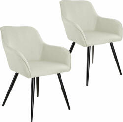tectake 2 Marilyn vászon kinézetű székek (3303040)