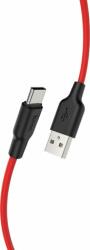 hoco. X21 USB-A apa - USB-C apa 2.0 Adat és töltő kábel - Piros(1m) (HC711922)