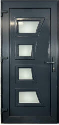  Modena antracit színű műanyag bejárati ajtó (pp263) - pepita - 154 900 Ft
