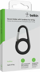 Belkin Secure Holder w Carabiner - Airtag - Black (MSC008btBK)