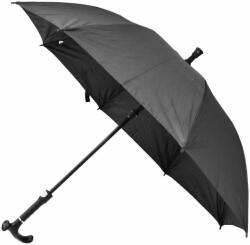  2 az 1-ben automata esernyő és sétabot - fekete (F1833)