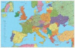Stiefel Európa autótérkép fóliázott lécezett (12049500)