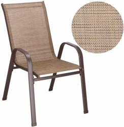 SPRINGOS kerti szék 73 x 55, 5 x 93 cm - barna (GF0073)