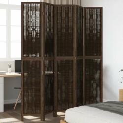 vidaXL 5 Paneles Bambusz Térelválasztó - 175-180x220 cm (358664)