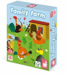 Janod 02756 Happy Families Farm család memóriajáték (J02756) - pepita