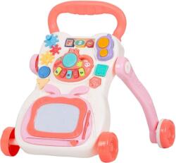Chipolino Музикална играчка на колела Chipolino - Забавна игра, розова (MIKFGM241PI) - ozone Проходилка