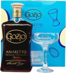 Gozio Amaretto Lichior 0.7L + Pahar, 24%