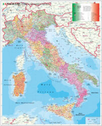 Stiefel Olaszország irányítószámos térképe (12044680FL)