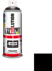 PintyPlus PintyPlus Evolution akril festék spray RAL 9005 jet black fényes 400 ml (601)
