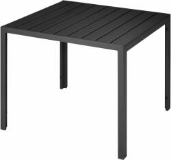 tectake Alumínium Maren kerti asztal állítható magasságú lábakal 90x90x74, 5cm (3297208)