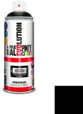 PintyPlus PintyPlus Evolution akril festék spray RAL 9005 jet black selyemfényű 400 ml (632)