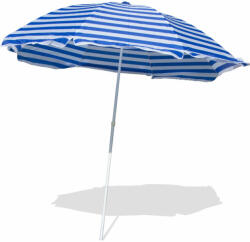  225 cm-es napernyő állítható állvánnyal - csíkos (111303)
