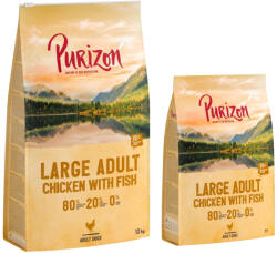 Purizon Purizon 12 kg + 2 gratis! Hrană uscată pentru câini - Adult Large Pui & Pește