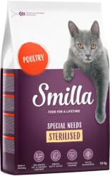 Smilla Smilla 18 + 2 kg gratis! 20 Hrană uscată pisici - Adult Sterilised Pasăre (2 x 10 kg)