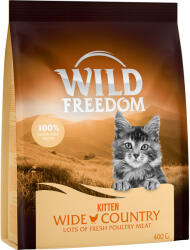 Wild Freedom Wild Freedom 2 + 1 gratis! 3 x 400 g hrană uscată pentru pisici - Kitten "Wide Country" Pasăre