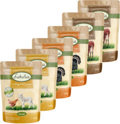 Lukullus Lukullus 5 + 1 gratis! 6 x 150/300 g Hrană umedă câini - Mix Fără cereale (6 300 g)