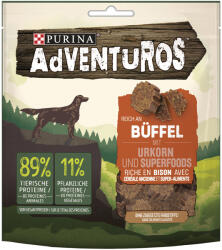 Adventuros Adventuros 3 + 1 gratis! 4x snackuri pentru câin - Bivol cu cereale (4 x 6 90 g)