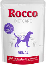 Rocco Rocco Diet Care 10% reducere! 6 x 300 g Pliculețe Hrană umedă câini - Renal Vită și pui cu dovleac (6 g)