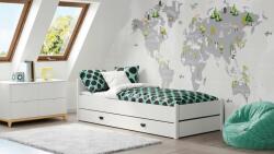 Kobi Marcel Ifjúsági ágy matraccal 80x160cm - Többféle típusban - fehér (MARCEL/SZ/160x80/B)