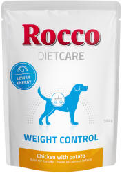 Rocco Rocco Diet Care 10% reducere! 6 x 300 g Pliculețe Hrană umedă câini - Weight Control Pui cu cartofi (6 g)