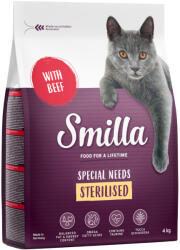 Smilla Smilla 10% reducere! 4 kg hrană uscată pisici - Adult Sterilised Vită