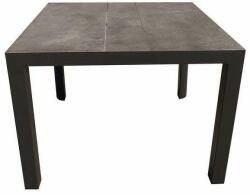 Haber Étkező asztal sötétszürke 100x74 cm-es (1260767)