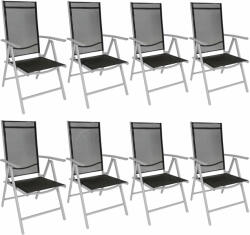 tectake 8 alumínium kerti összecsukható szék (3303143)