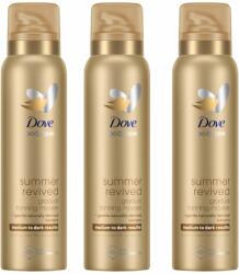Dove Summer Revived Önbarnító Hab közepes - sötét árnyalatú bőrre 3x150ml